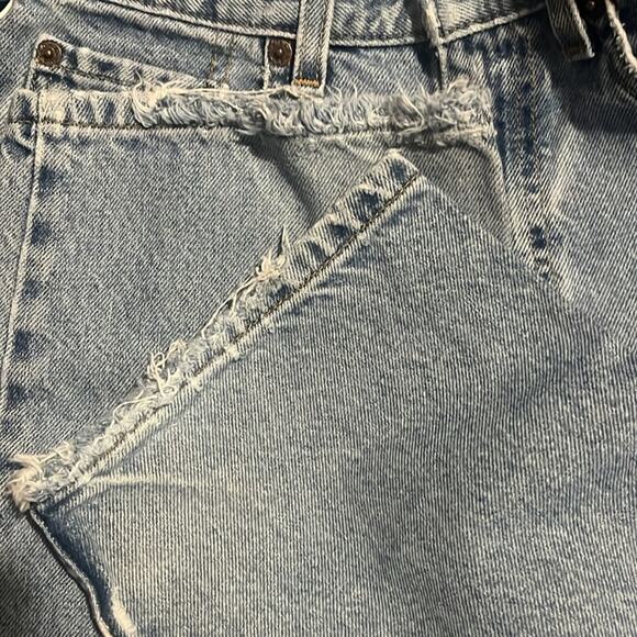 Vtg 90 Levi's 550 Relaxed Fit Student Jeans Damaged Size 27X28 USA Classic - Picture 7 of 7